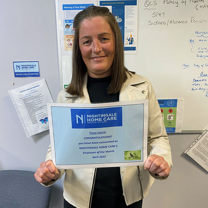 Tracy Lourie - Employee of the month